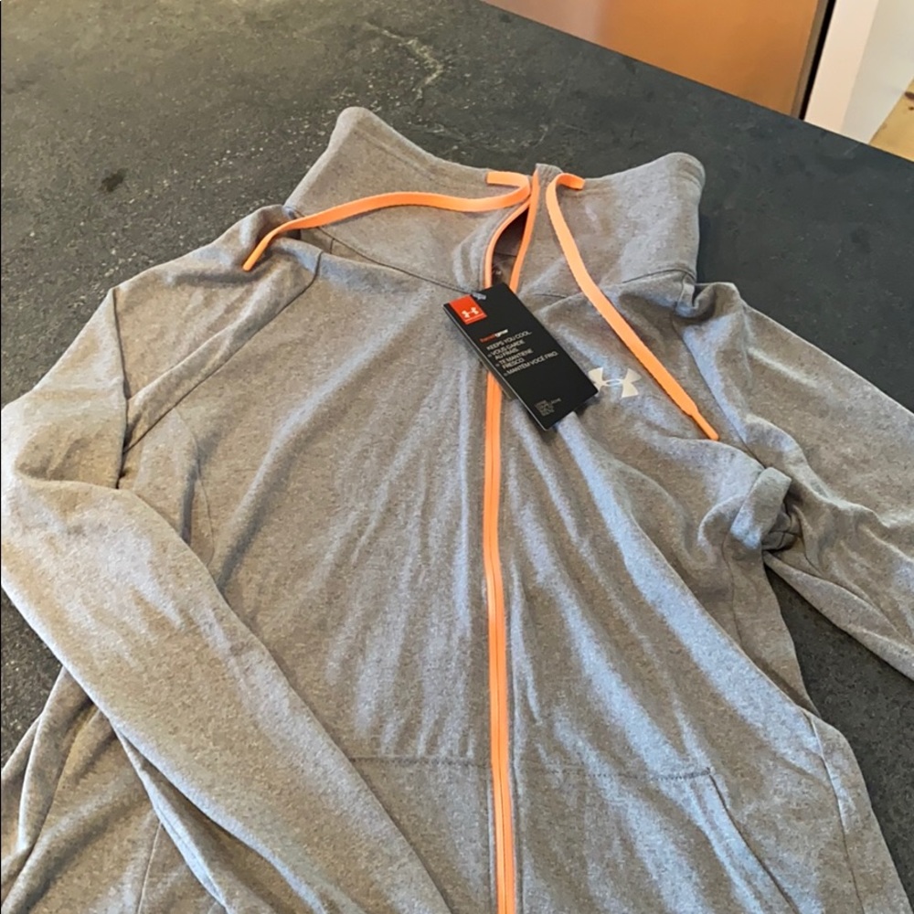 Under armor heat gear medium full zip sweatshirt